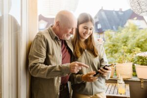 Opa en kleindochter online